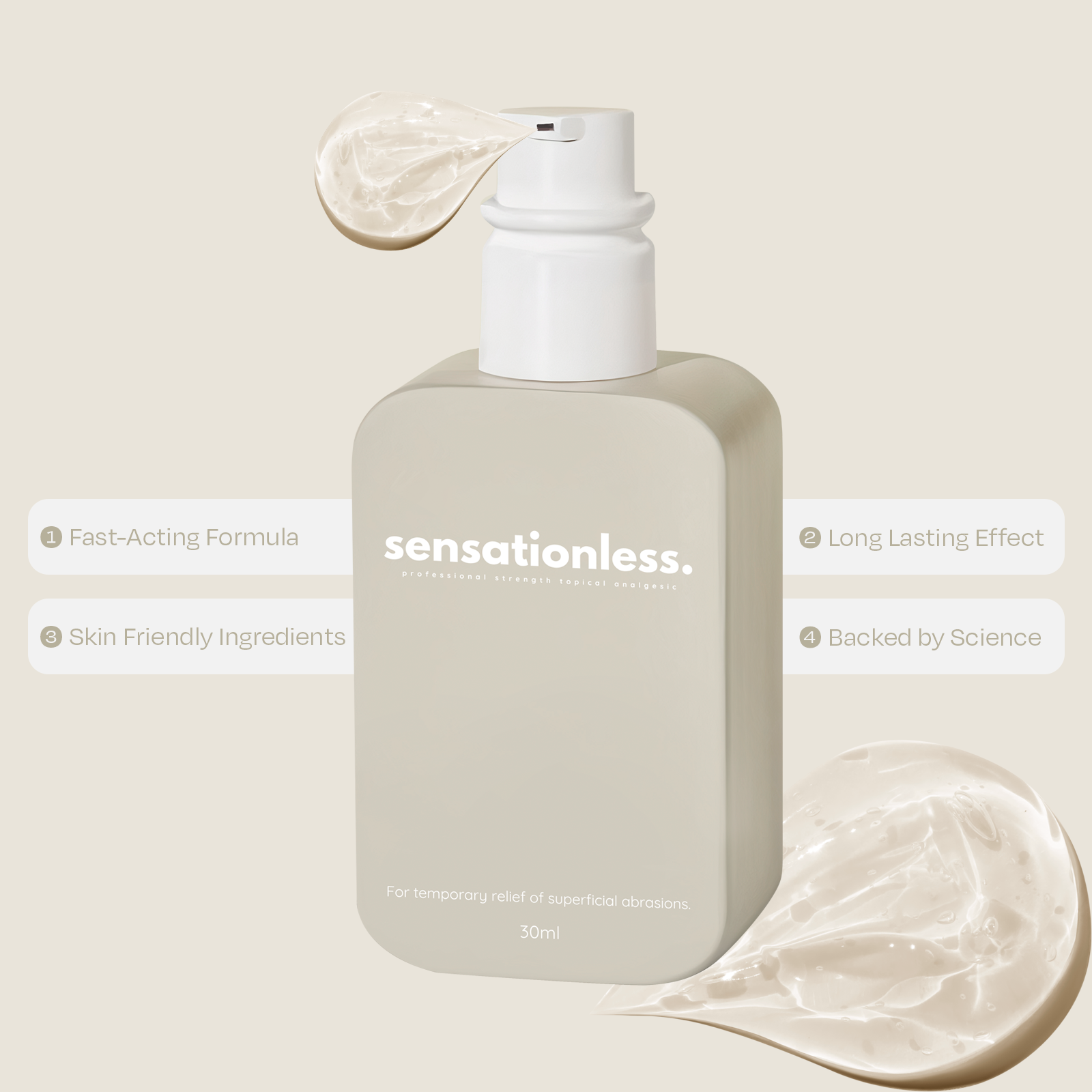 Sensationless Numbing