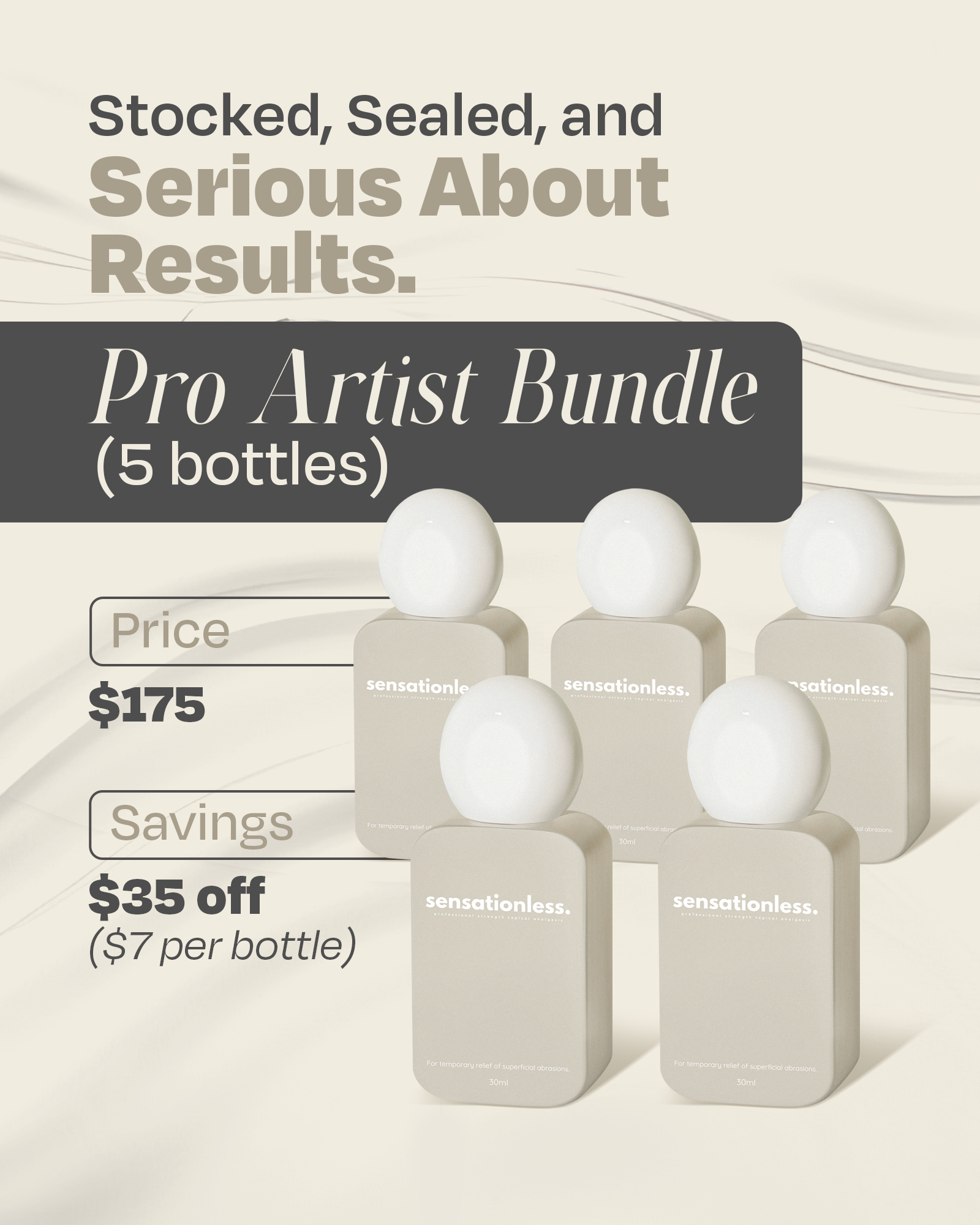 Sensationless Pro-Artist Bundle (5-Pack)