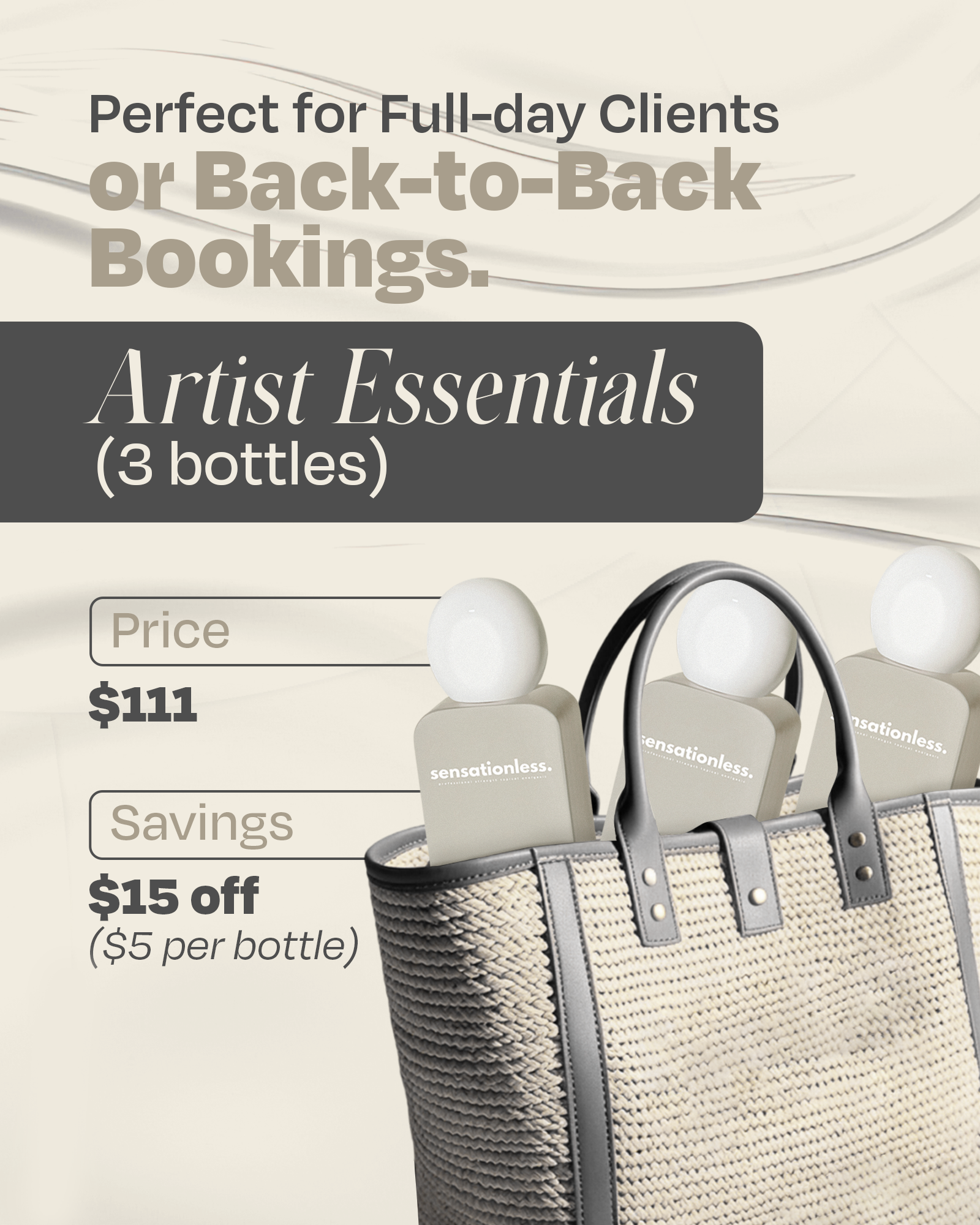 Sensationless Artist Essentials (3-Pack)
